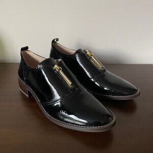 Louise et Cie Black Leather Loafers